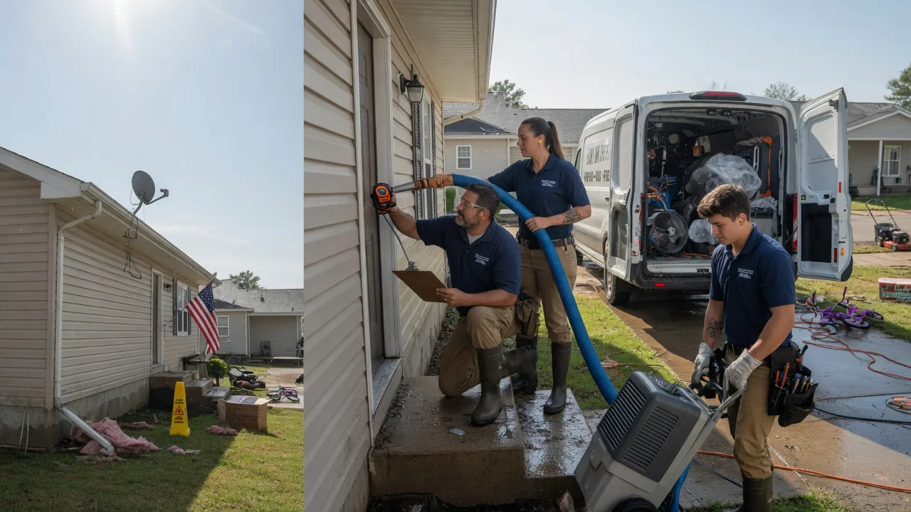 Ceiling Water Damage Restoration in Santa Maria, TX near me